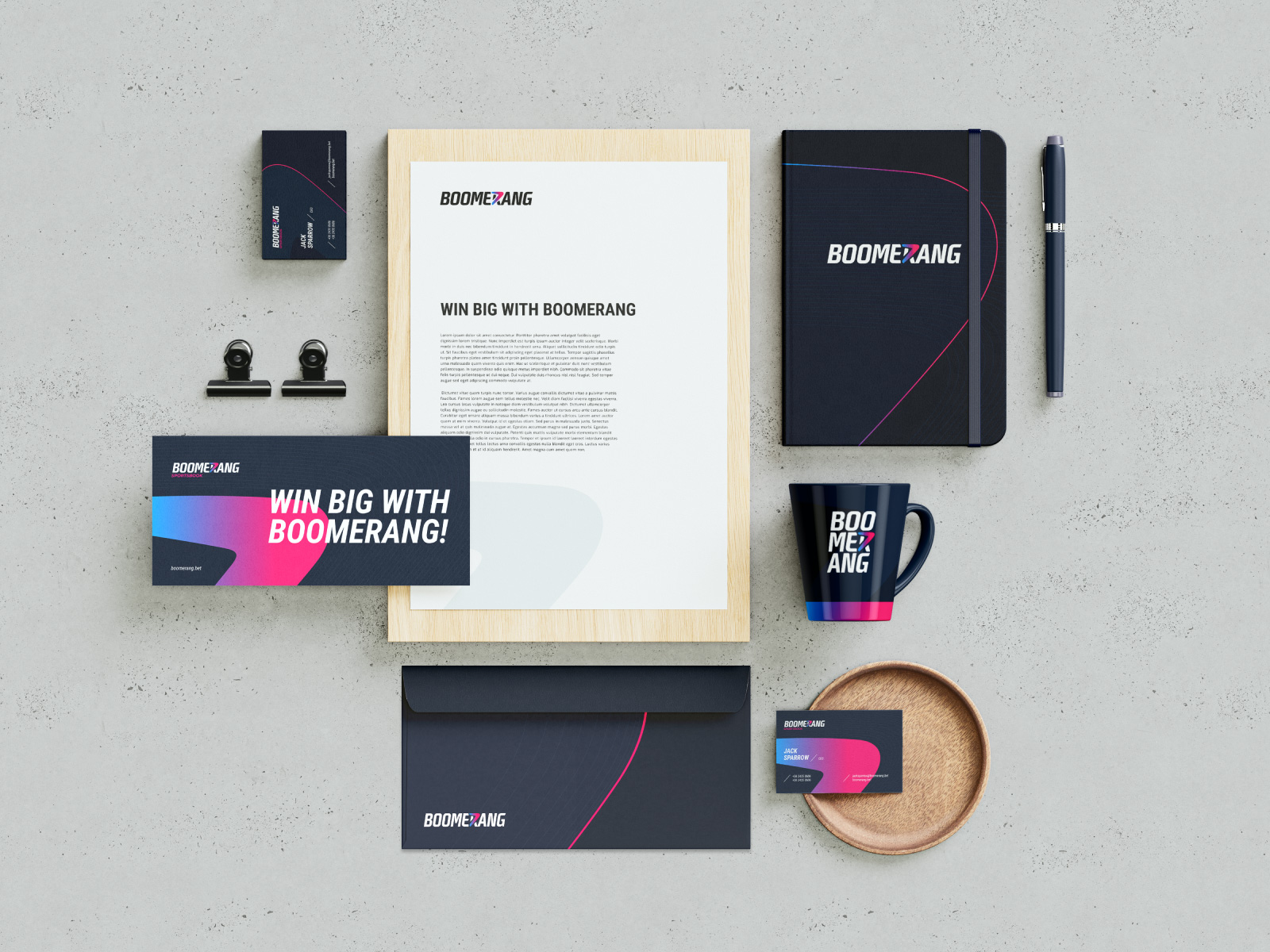 Free Stationery Mockup